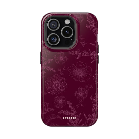 Plum Petals Magsafe iPhone Case