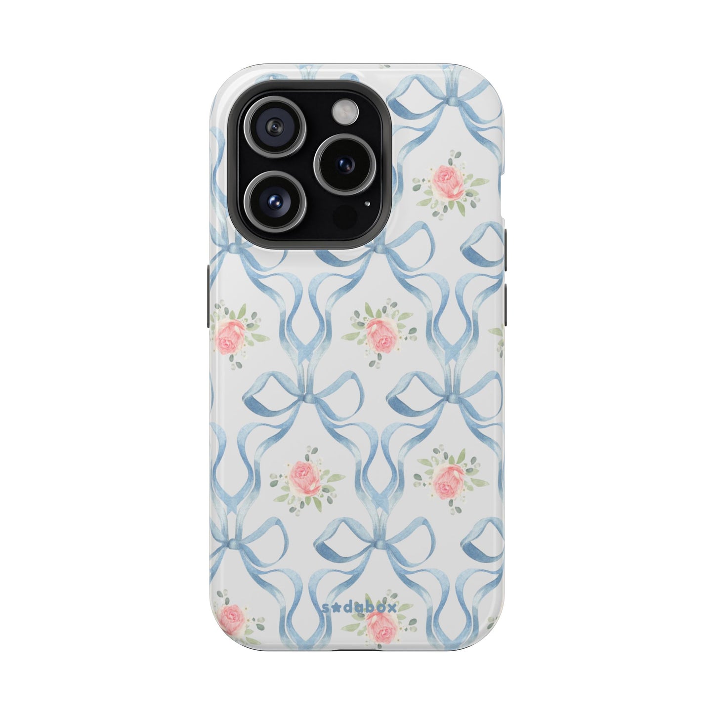 Coquette Blue Bow Magsafe iPhone Case